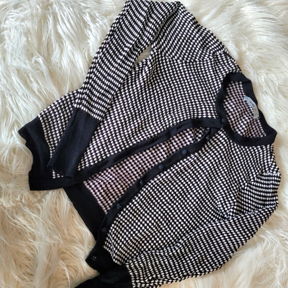Zara Cardigan Button Up Sz L